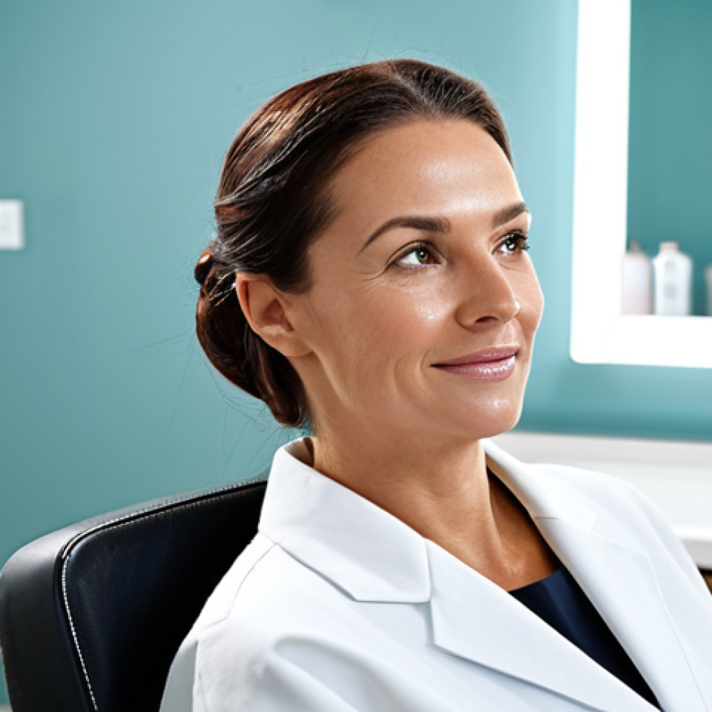 **
"A professional skincare consultant in a brightly lit, modern salon, fully clothed in a modest business dress, demonstrating a facial cleansing technique on a client. The client is also fully clothed and relaxed. Focus on the clean and inviting atmosphere of the salon. Safe for work, appropriate content, perfect anatomy, natural proportions, professional setting."
**