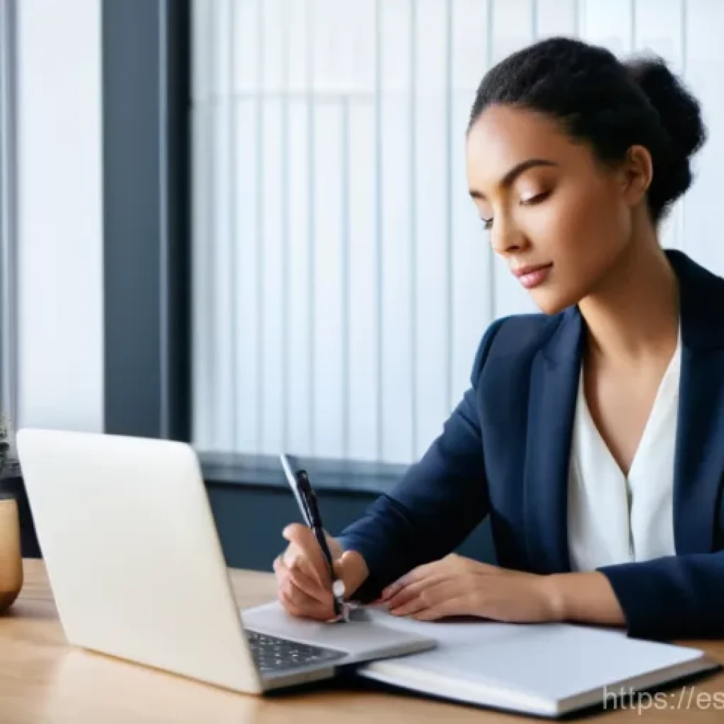 뷰티컨설턴트 학습 로드맵 작성 - **"The Aspiring Beauty Consultant's Study Corner"**: A bright and inviting close-up shot of a profes...