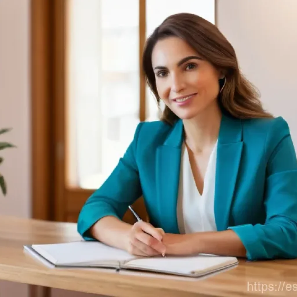 뷰티컨설턴트 실무 경험 공유 - **Image Prompt: Empathetic Beauty Consultation**
A Spanish female beauty consultant, in her late...