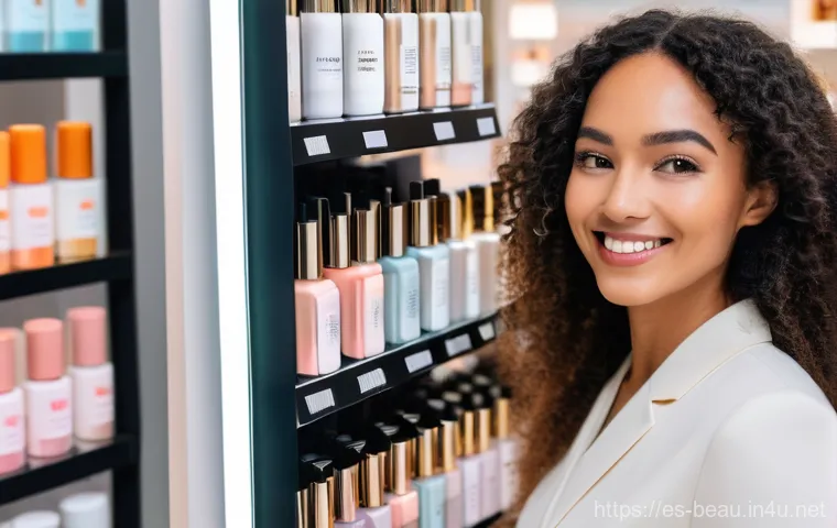 뷰티컨설턴트 직업 전망 - A professional and empathetic Latina beauty consultant, in her mid-30s, with a warm and inviting smi... 뷰티컨설턴트 직업 전망 - A professional and empathetic Latina beauty consultant, in her mid-30s, with a warm and inviting smi...