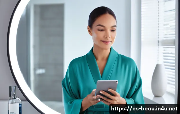 뷰티컨설턴트 관련 데이터 활용 - **Prompt 1: "The Digital Revolution in Your Mirror"**
    A sophisticated woman in her late 30s, wit...