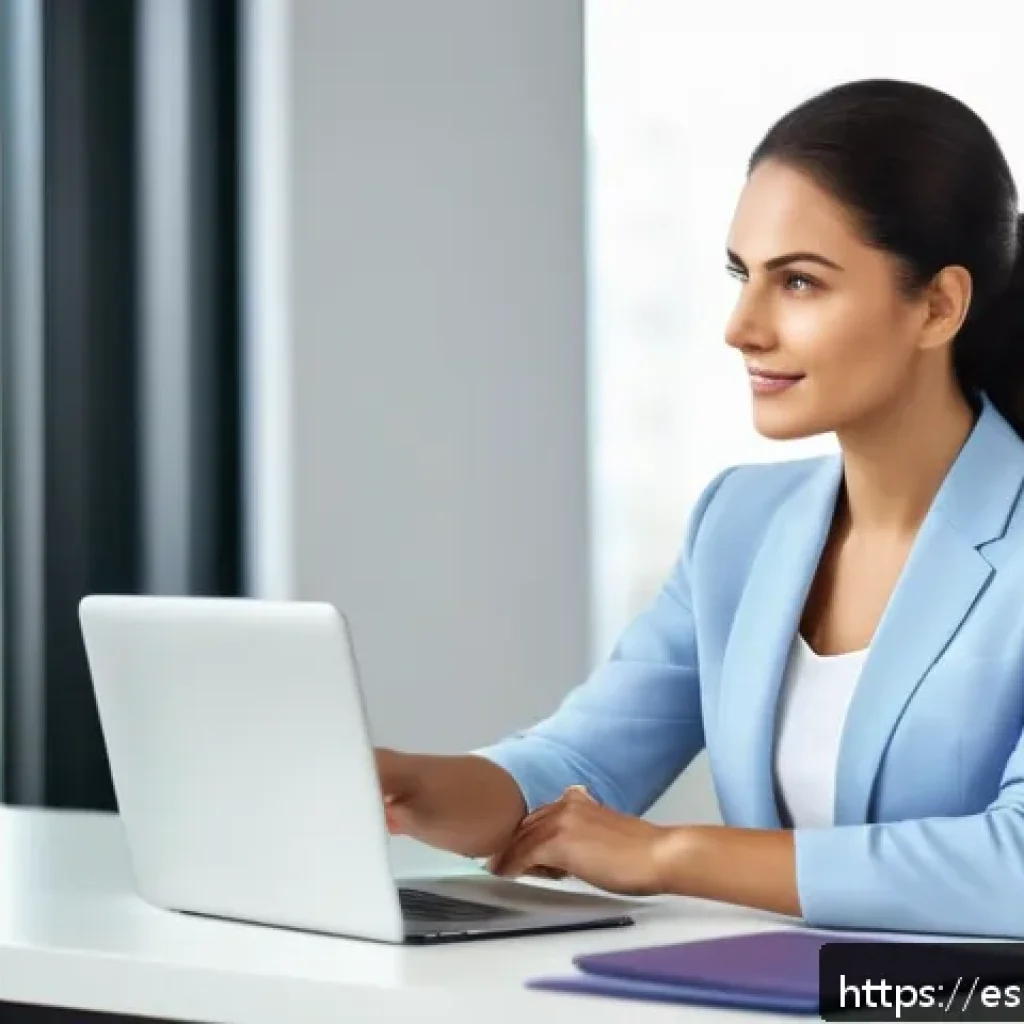 뷰티컨설턴트 HR과의 협상 방법 - A professional beauty consultant in a modern office setting, dressed in smart business casual attire...